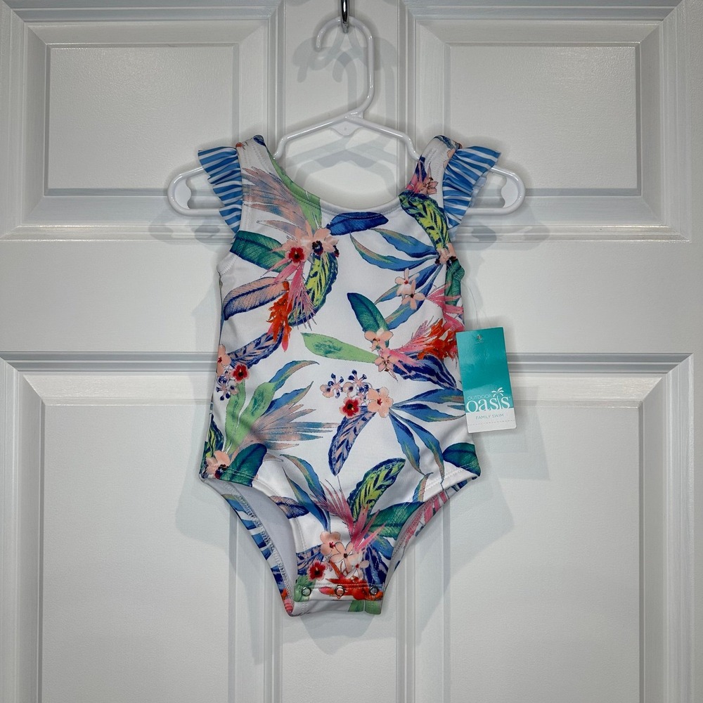 Oasis Girl Swimsuit Size 18 months NWT‎